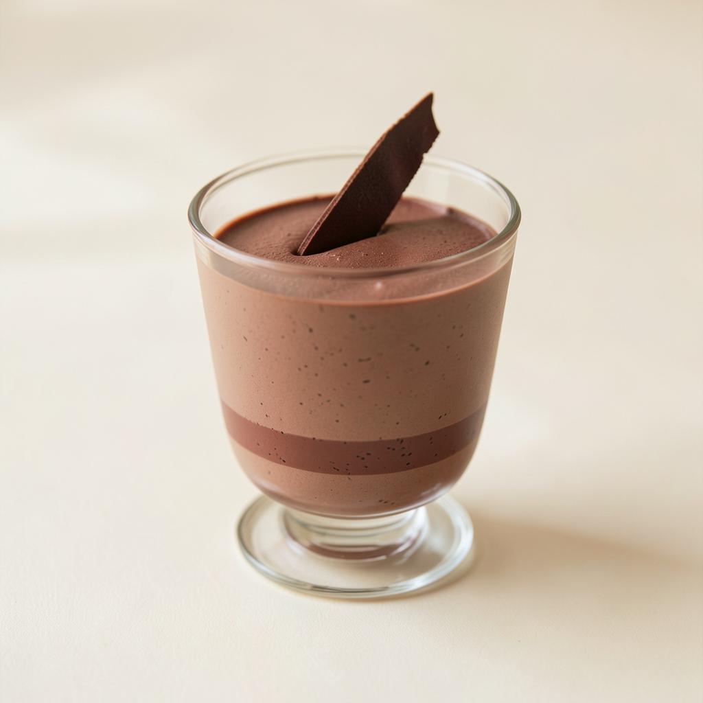 Sobremesa de chocolate